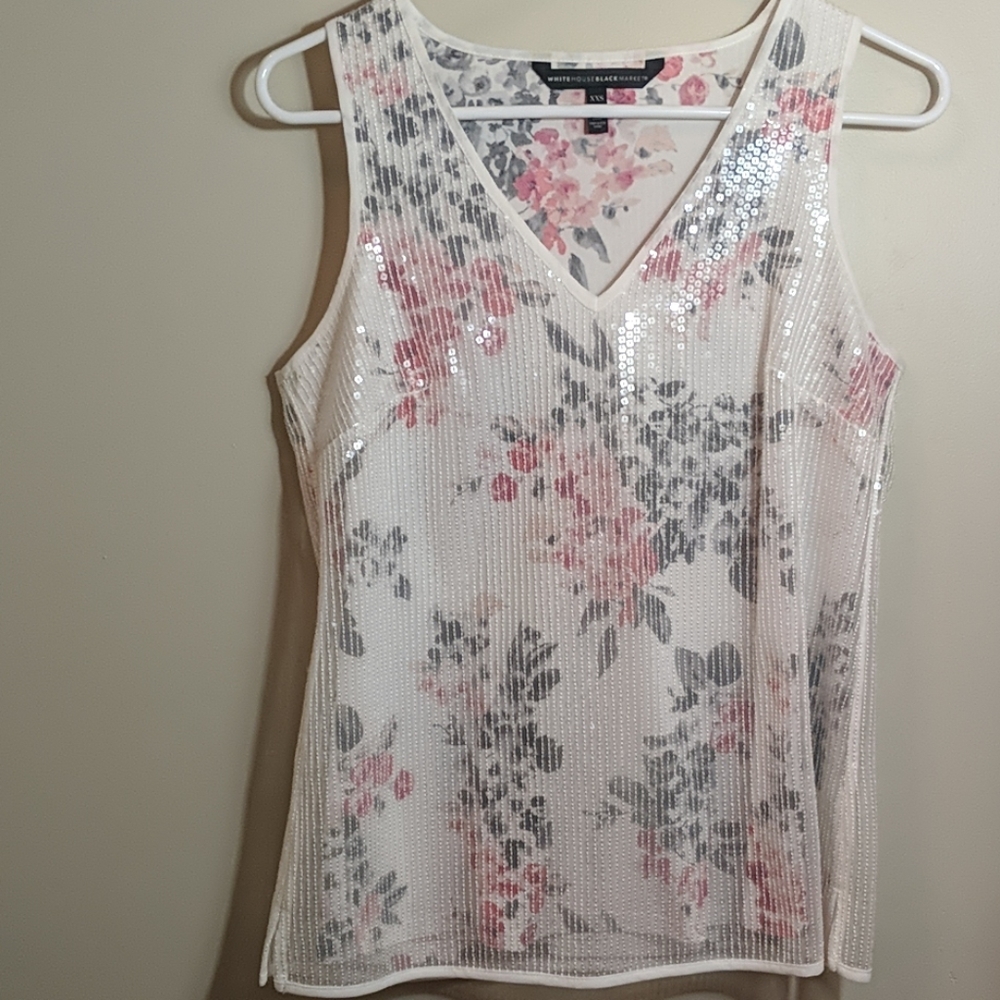 Sequin Overlay Tank - image 2